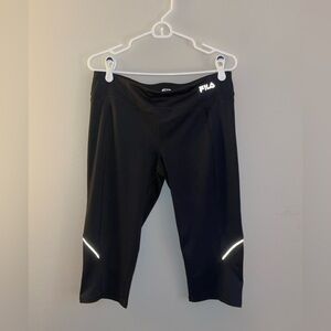 Fila Sport Black Capri Spandex Leggings